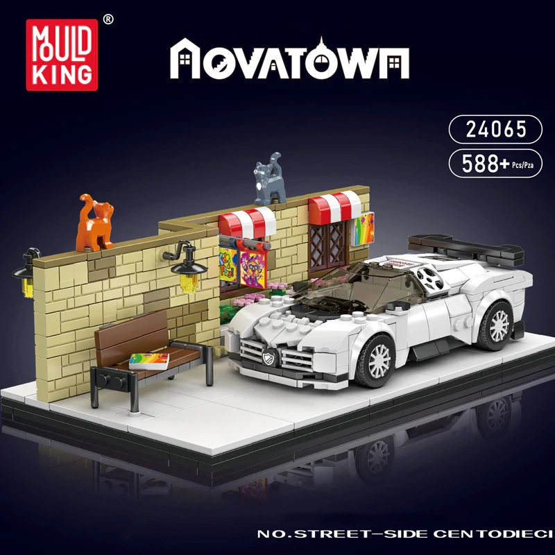 MouldKing 24065 STREET-SIDE CENTODIECI Super Car Technic