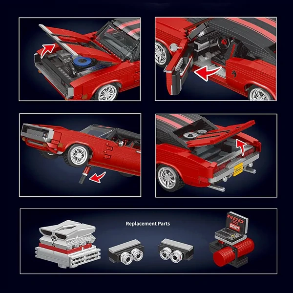 MouldKing 10112 Charger Technic