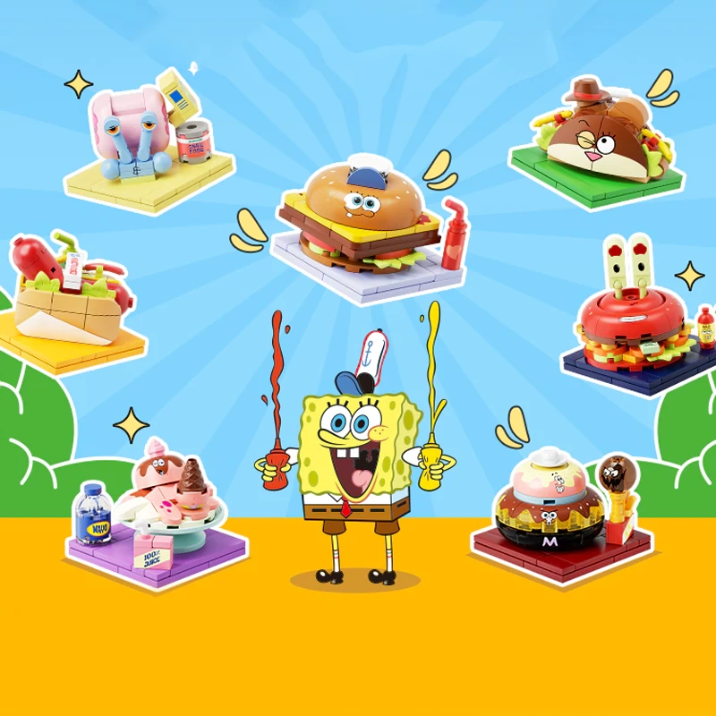 AREA-X AB0076 SpongeBob SquarePants Food Express Movie