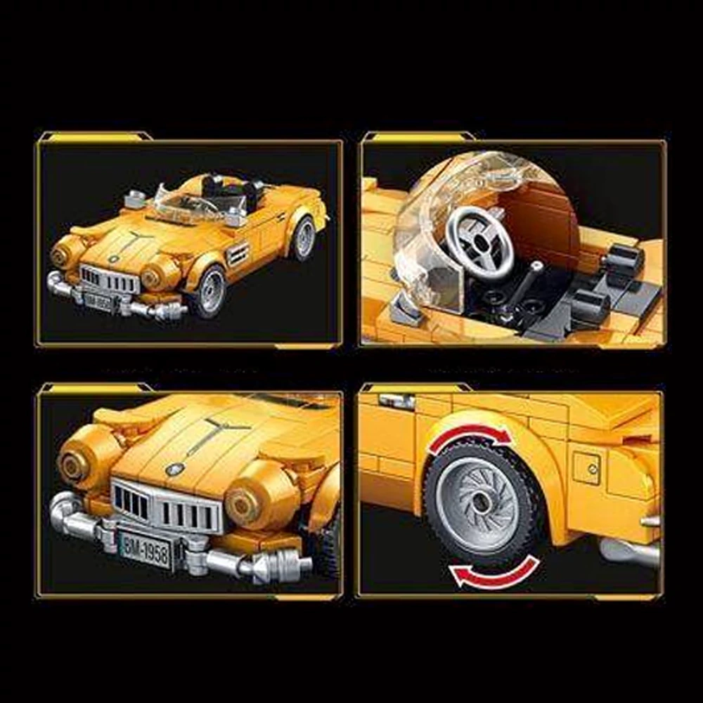 GAOMISI 8-Grid Antique Car Series Technic