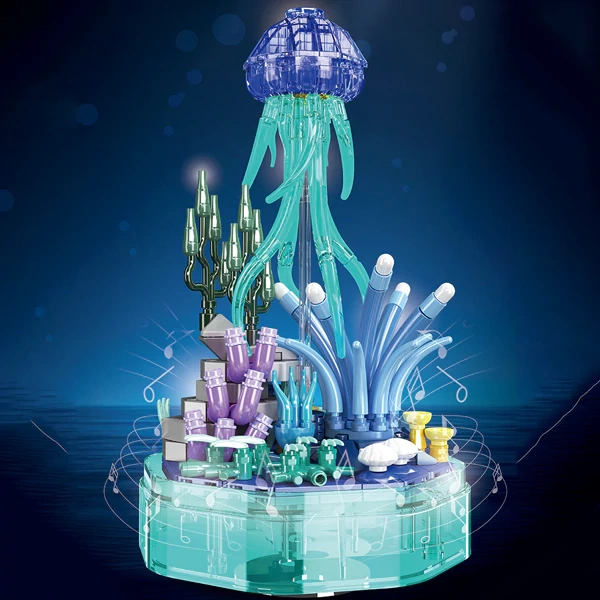 MouldKing Haima Jellyfish Seven Star Ladybug Music Box Creator Expert