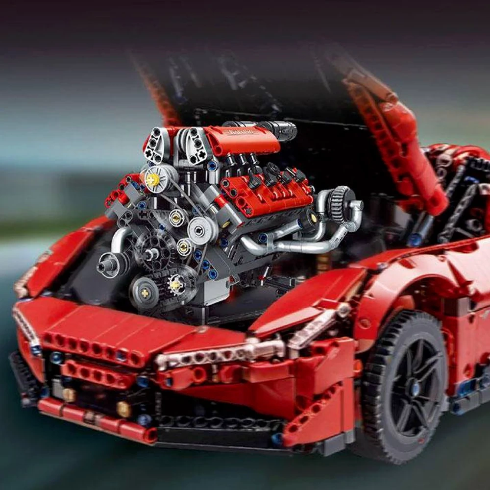 KAIXING K96203 Ferrari V8 Engine Technic