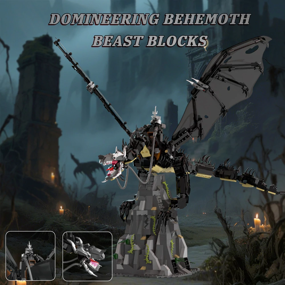 Xbert 66150 THE BLACK BEAST Monster Dinosaur