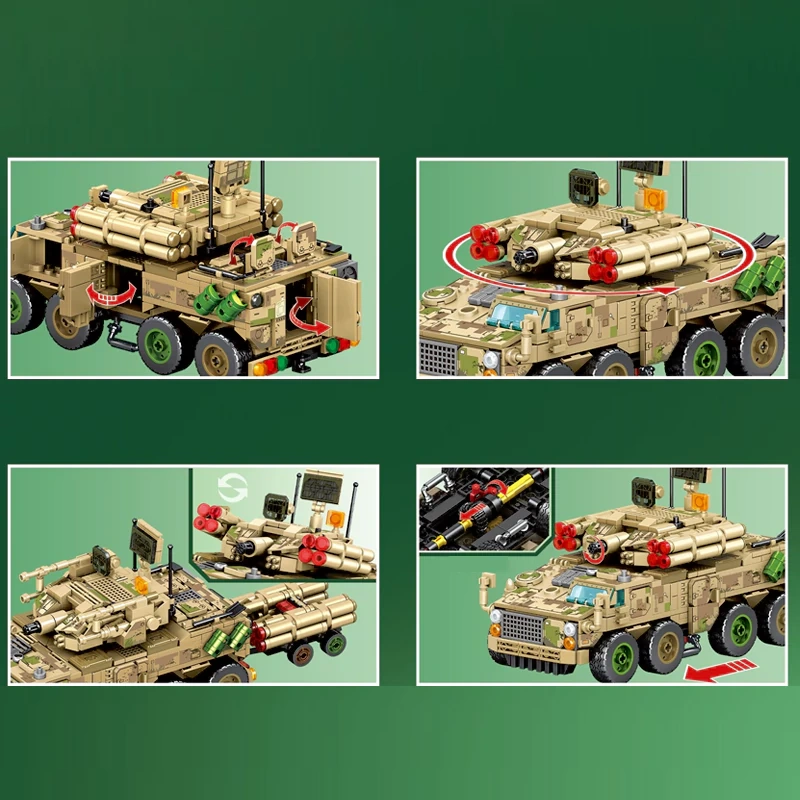 SEMBO 203192 625 Artillery Anti-Aircraft Vehicle Military