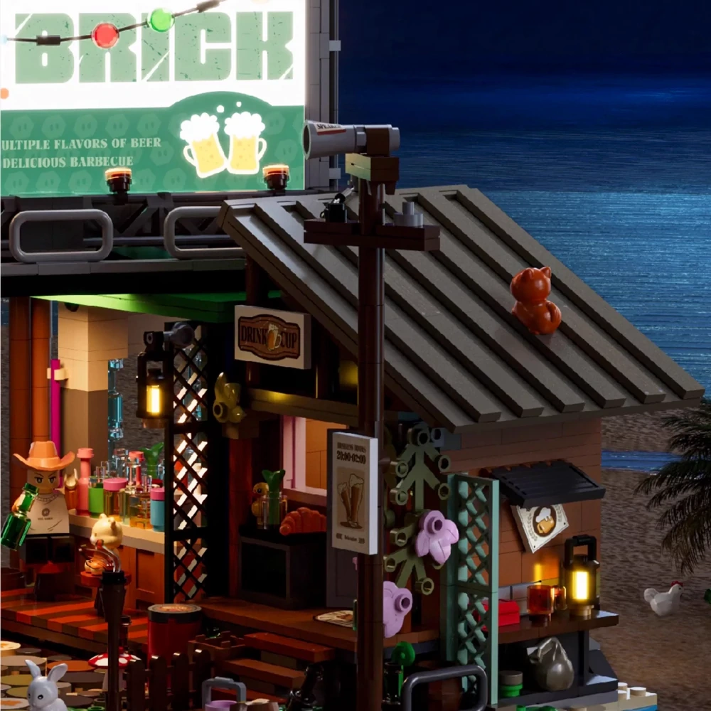[Mini Micro Bricks] BrickYes 6032 Pier Bar Modular Buildings