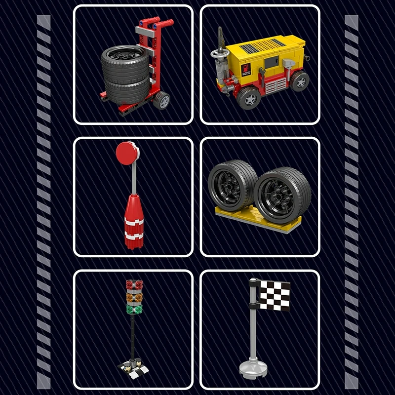 MouldKing 10035 F1 Formula Racing Technic