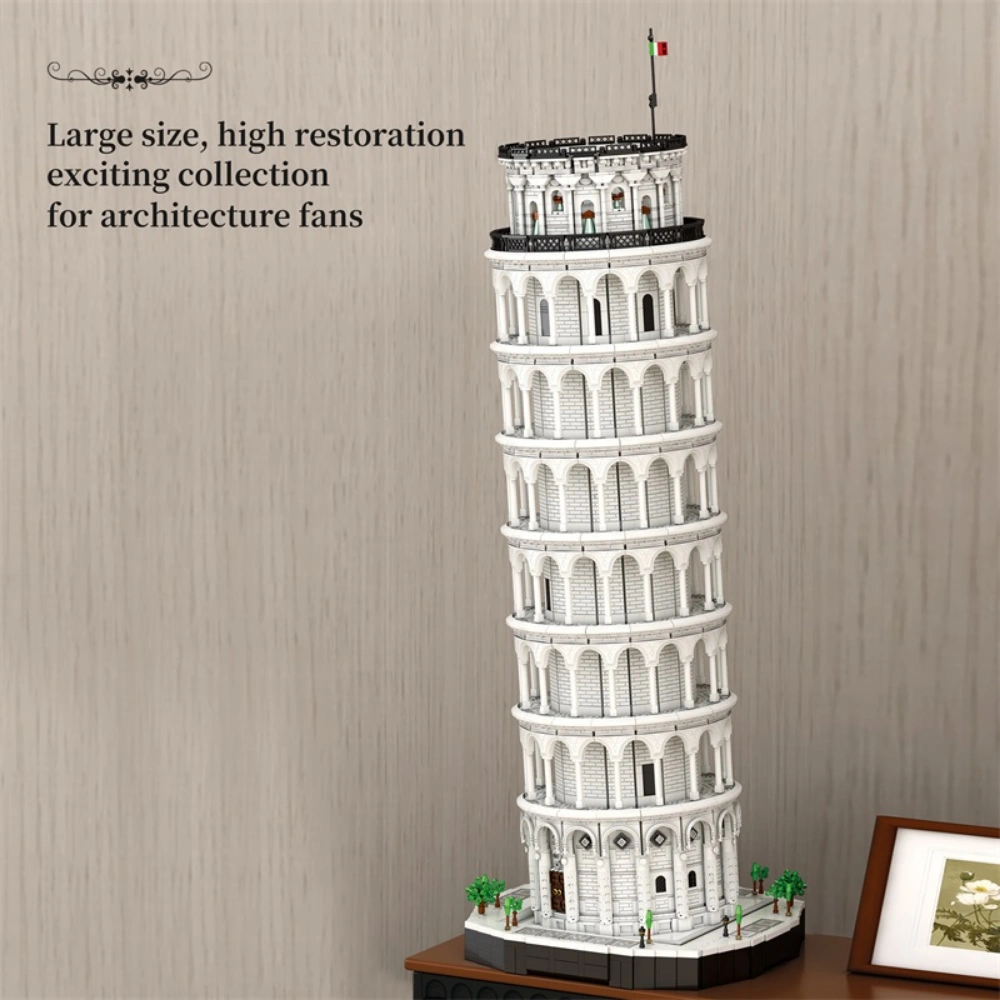 [Pre-sale] Reobrix 66025 LEANING TOWER OF PISA Modular Buildings Europe Warehouse Express
