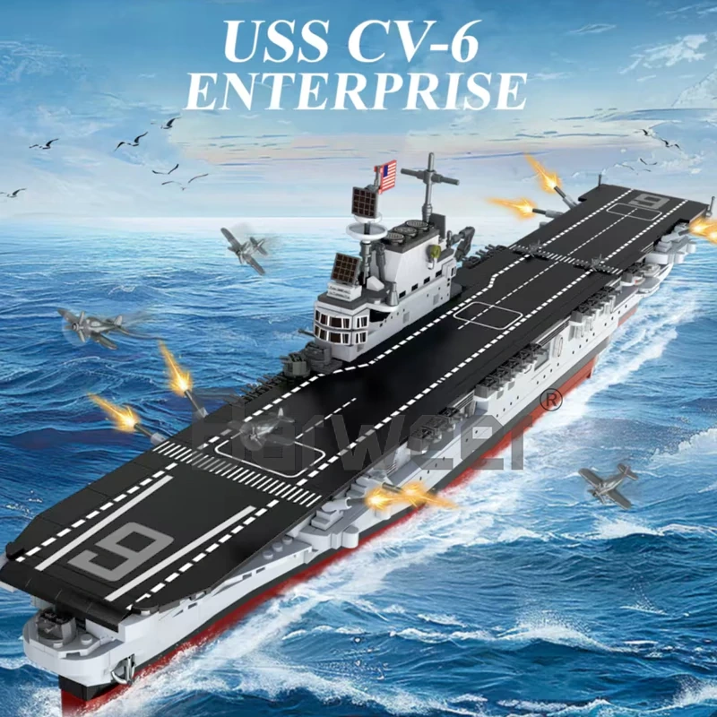 Forange FC4206 USS CV-6 Enterprise Military