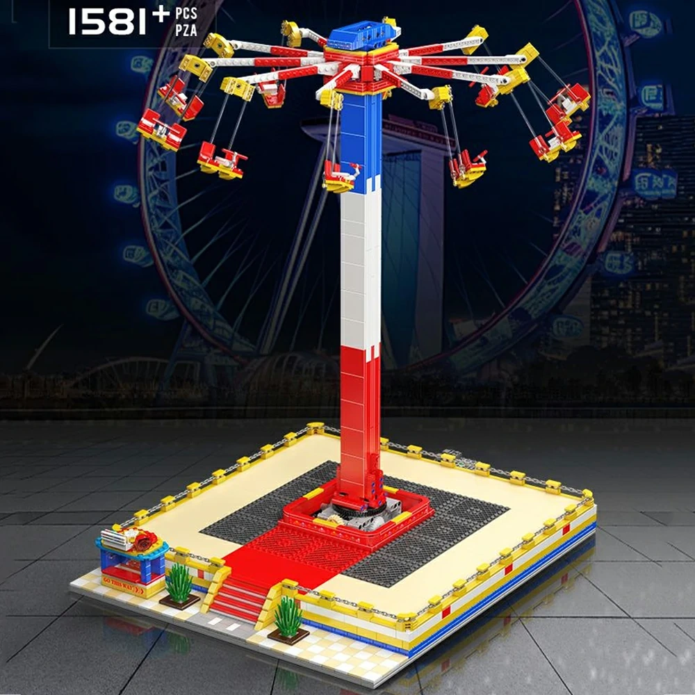 MouldKing 11016 FLYING SWING RIDE Creator Expert