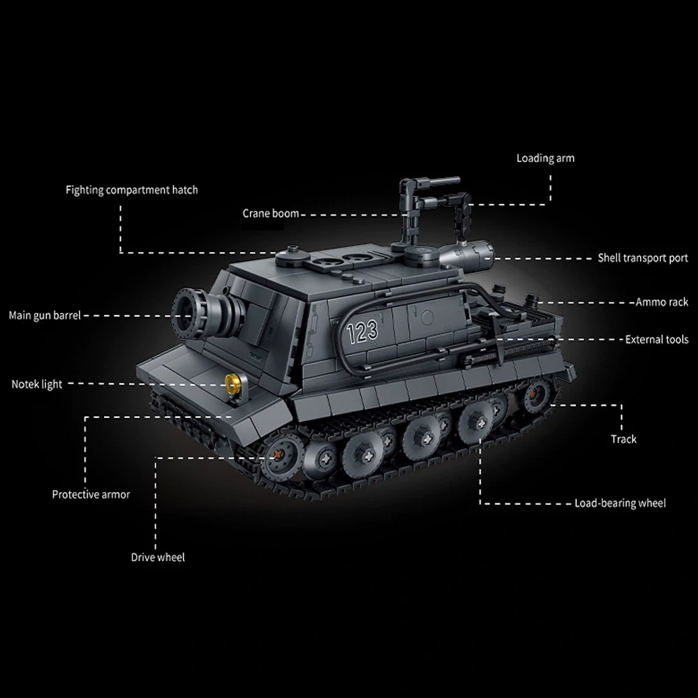 Leyi 66093 STURMTIGER TANK Military
