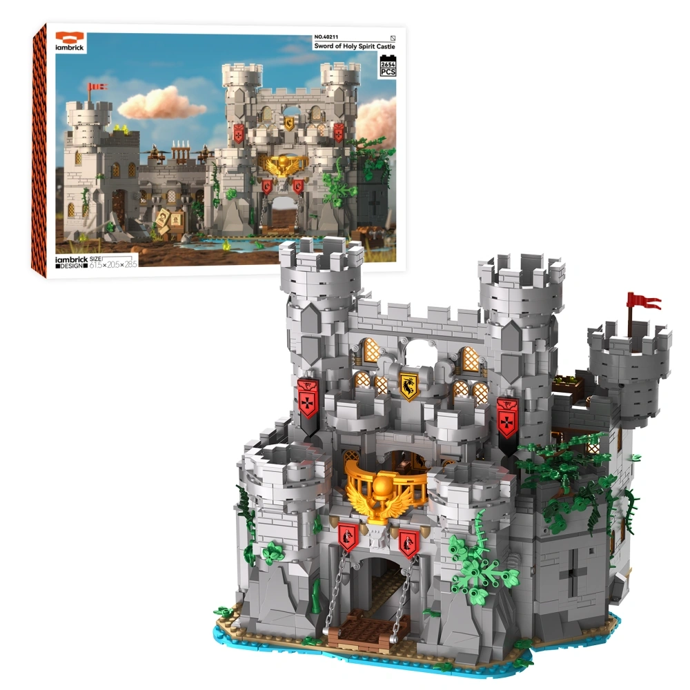 Iambrick 40211 Sword of Holy Spirit Castle Modular Buildings