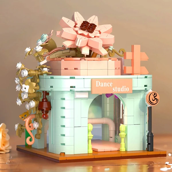 [Mini Micro Bricks] ZHEGAO Flower Hut Modular Buildings