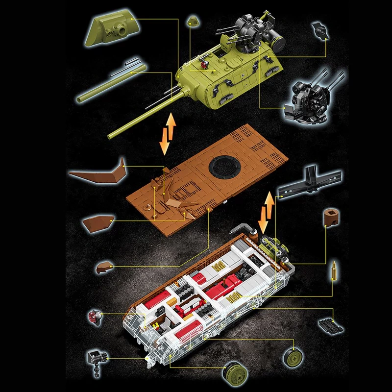 12GO 98002 PANZER VIII MAUS Tank Military