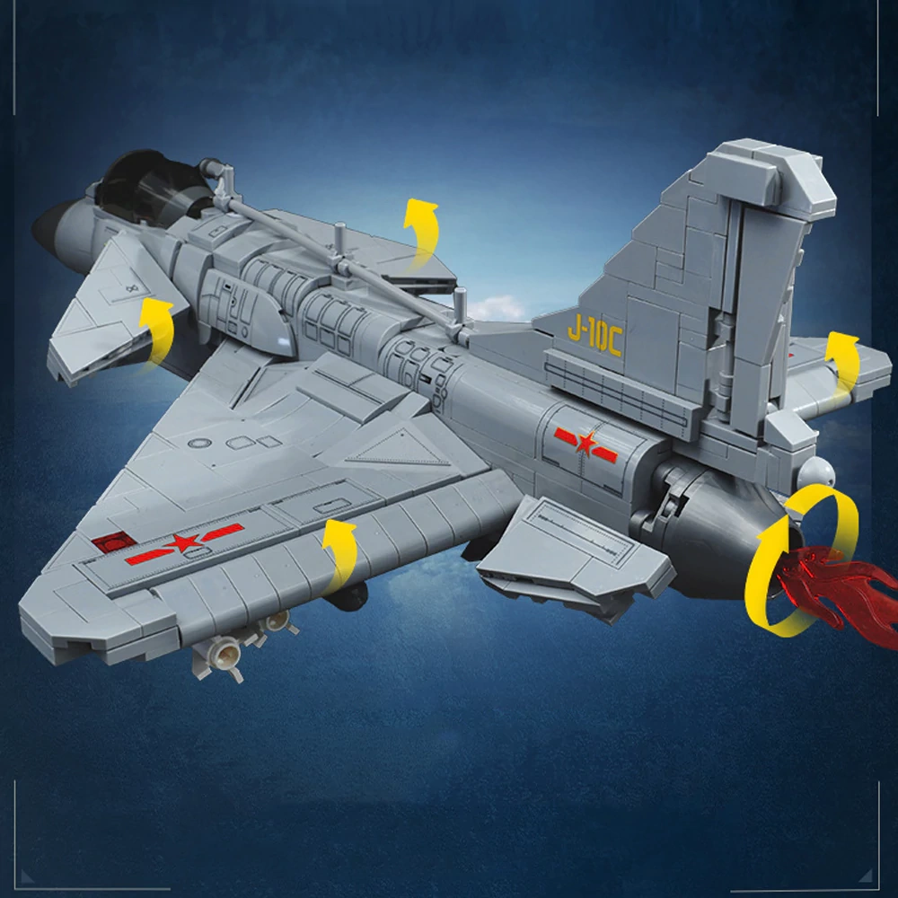 Keeppley 23030 J-10C Fighter Military