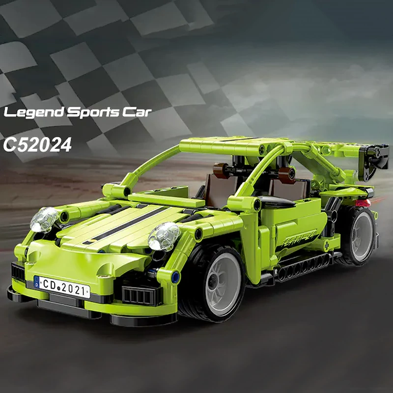 CaDA Sports Car Pull-Back Vehicle Technic