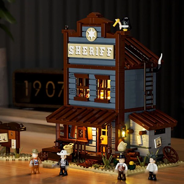 [Pre-sale] FUNWHOLE F9026 Old West Sheriff's Office Modular Buildings US Warehouse Express