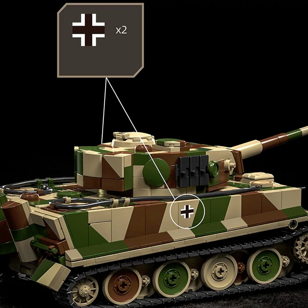 12GO 97013 TIGER TANK 007 Military