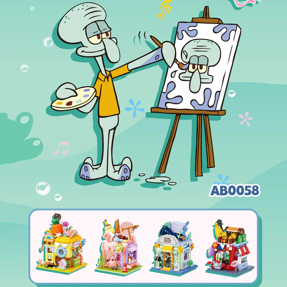 AREA-X SpongeBob SquarePants Funny Shop MINI Bikini Bottom Movie