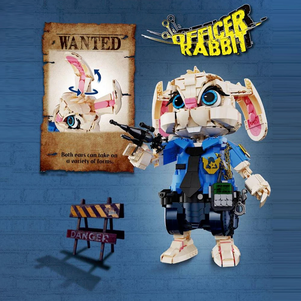 [Pre-sale] DK 7064 Officer Rabbit Movie