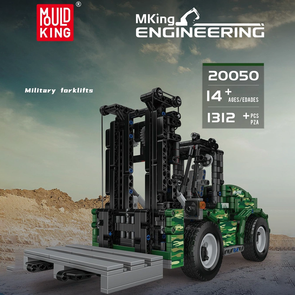 MouldKing 20050 Military Forklifts Military