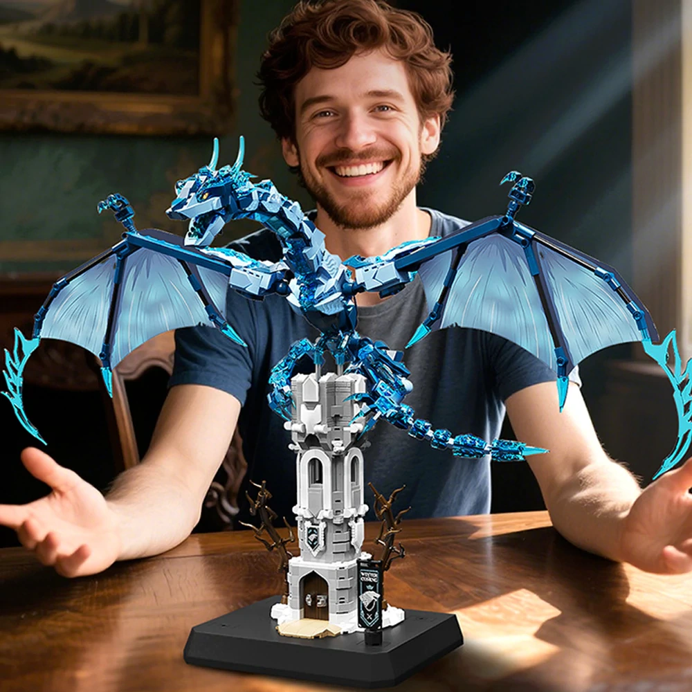 12O 99005 BLUE DRAGON Monster Dinosaur