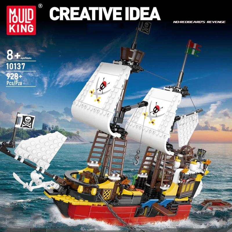 MouldKing 10137 RedBeard's Revenge Pirates