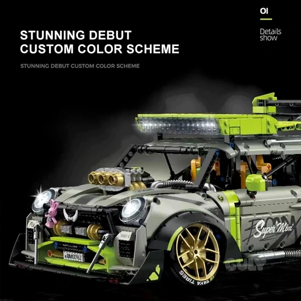 [Pre-sale] [With Motor] GULY 10632 MINI Modified Car 1:10 Technic