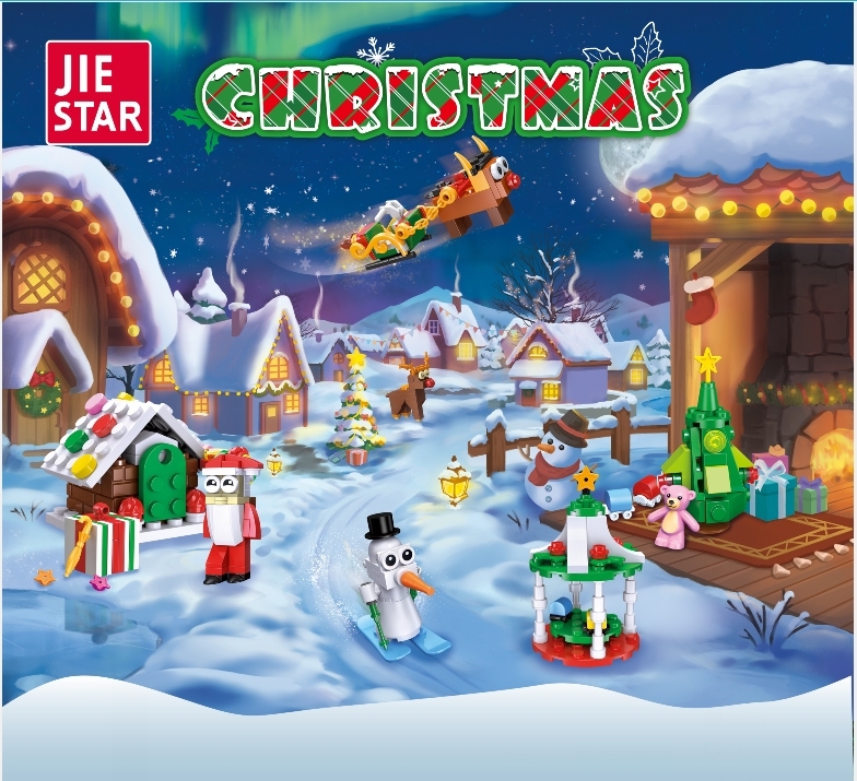 JIESTAR 59069 Christmas Blind Boxes Christmas Series