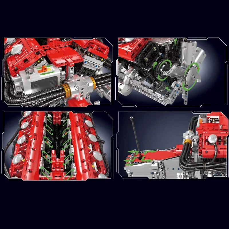 MouldKing 10169 V12 ENGINE Technic