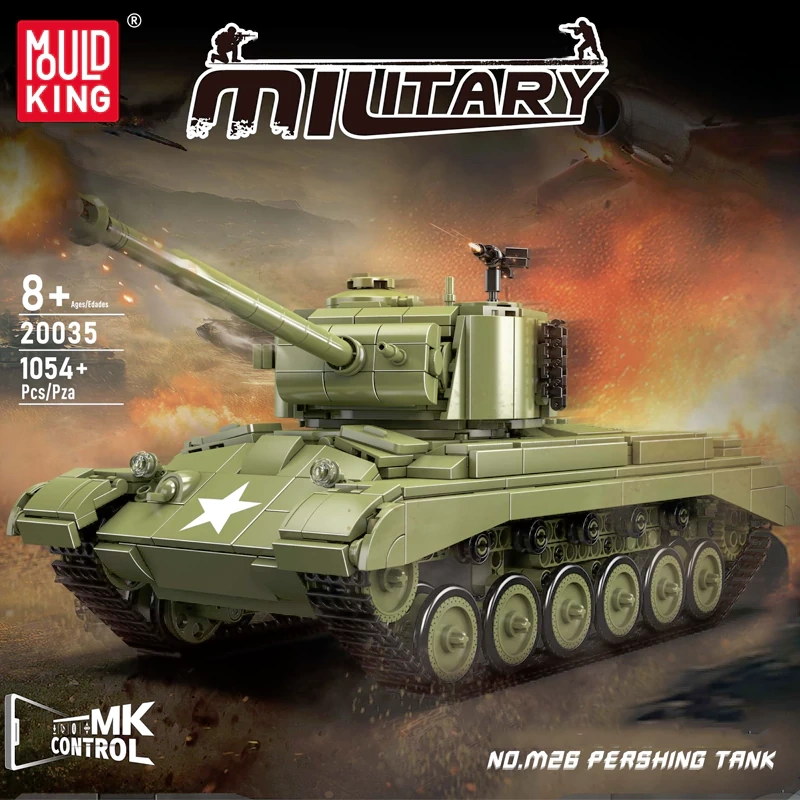 MouldKing 20035 M26 Pershing Tank Military