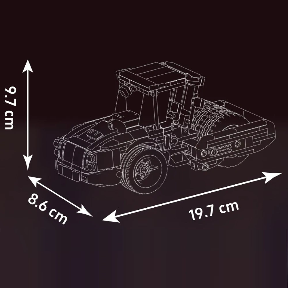 MouldKing 24084 Road Roller Technic