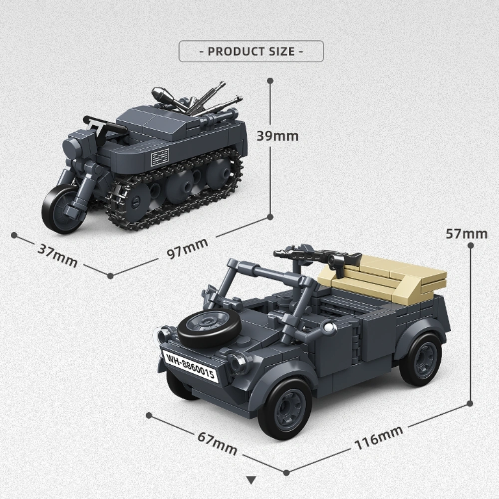 ThirdParty 300002 SD.KFZ.2 Type 82 Kubelwagen Military