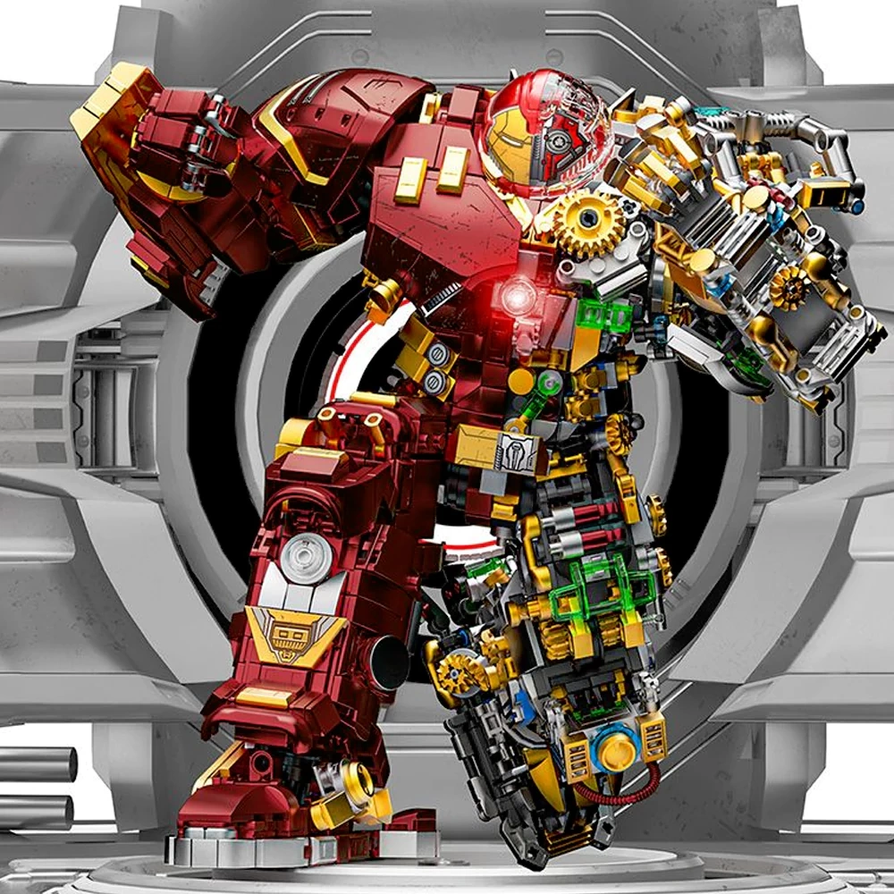 Leyi 76109 Semi Mechanical Hulkbuster Movie