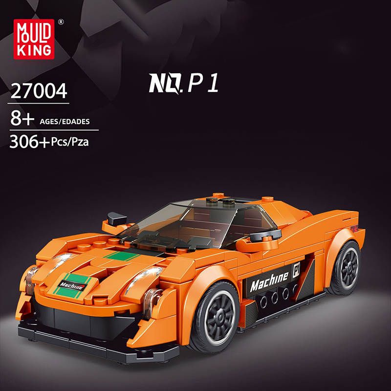 【With Display Box】Mould King Model Car Super Racers Speed Champions Building Blocks Bricks Model From China
