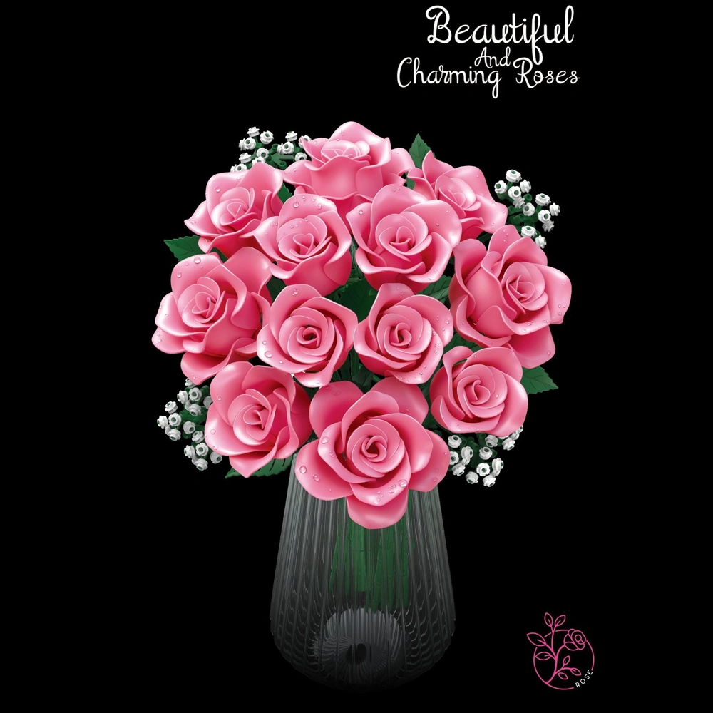 PINLEEN  BOUQUET OF ROSES Creator Expert