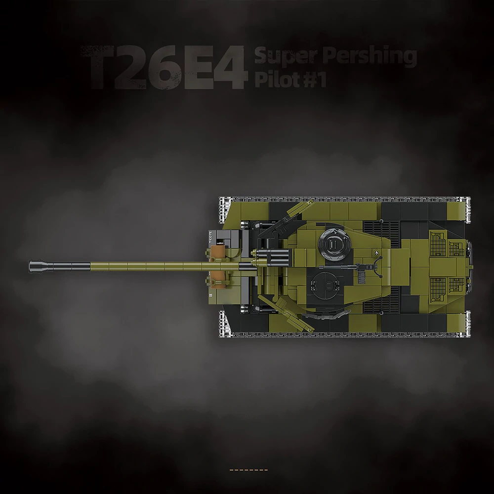 QUANGUAN 100304 T26E4 Super Pershing Pilot #1 Tank Military