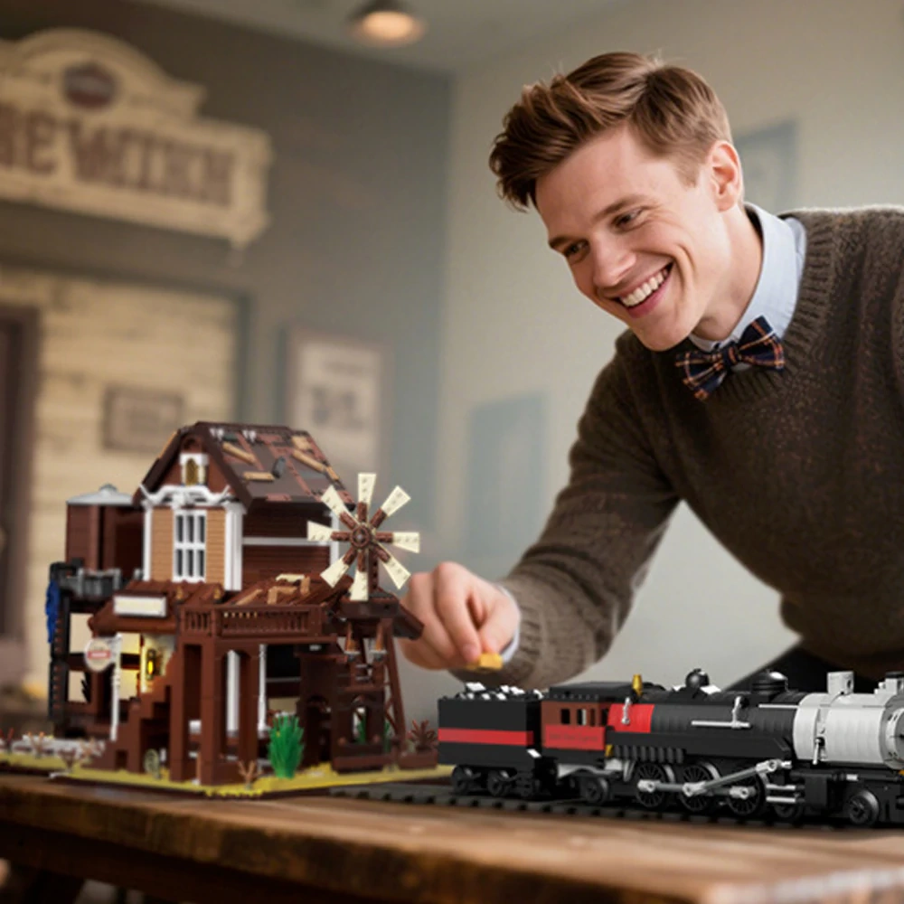 FreeTribe 36001 WESTERN TRAIN STATION Modular Buildings