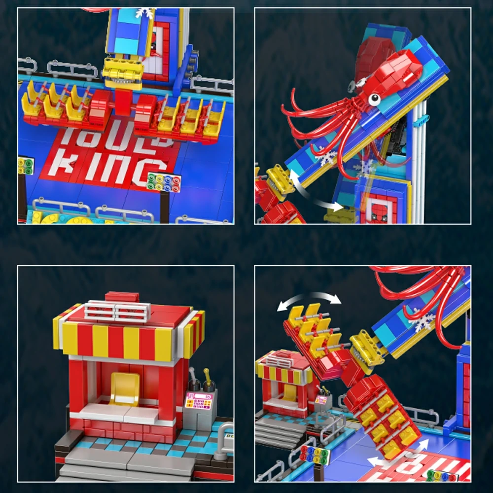 MouldKing 11015 Octopus Spin Ride Creator Expert