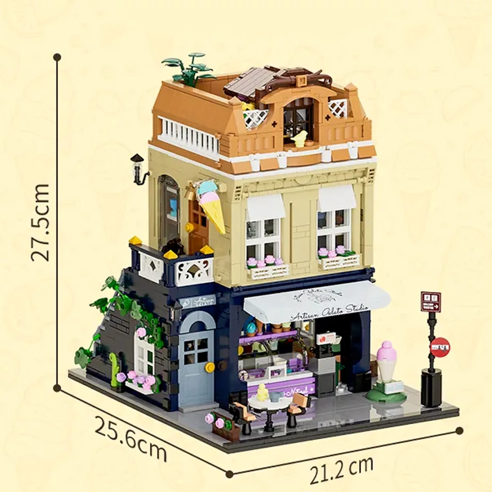 Funwhole F9078 Gelato Store Modular Buildings