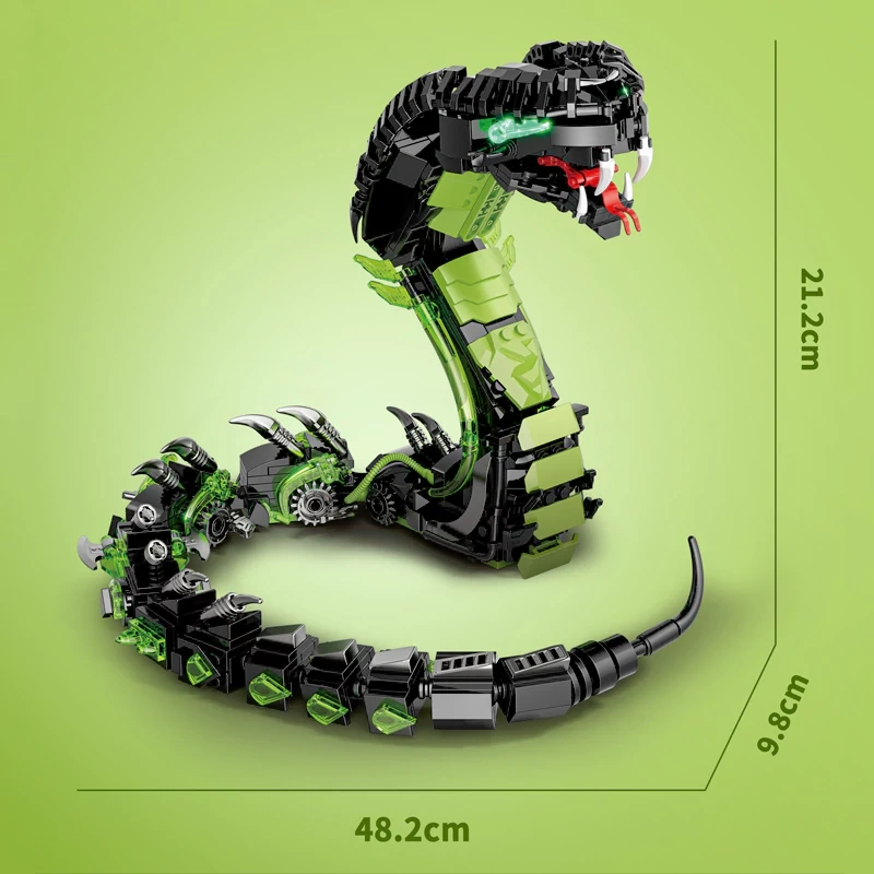 DK 7052 MECHANICAL Spectacles SNAKE Creator Expert