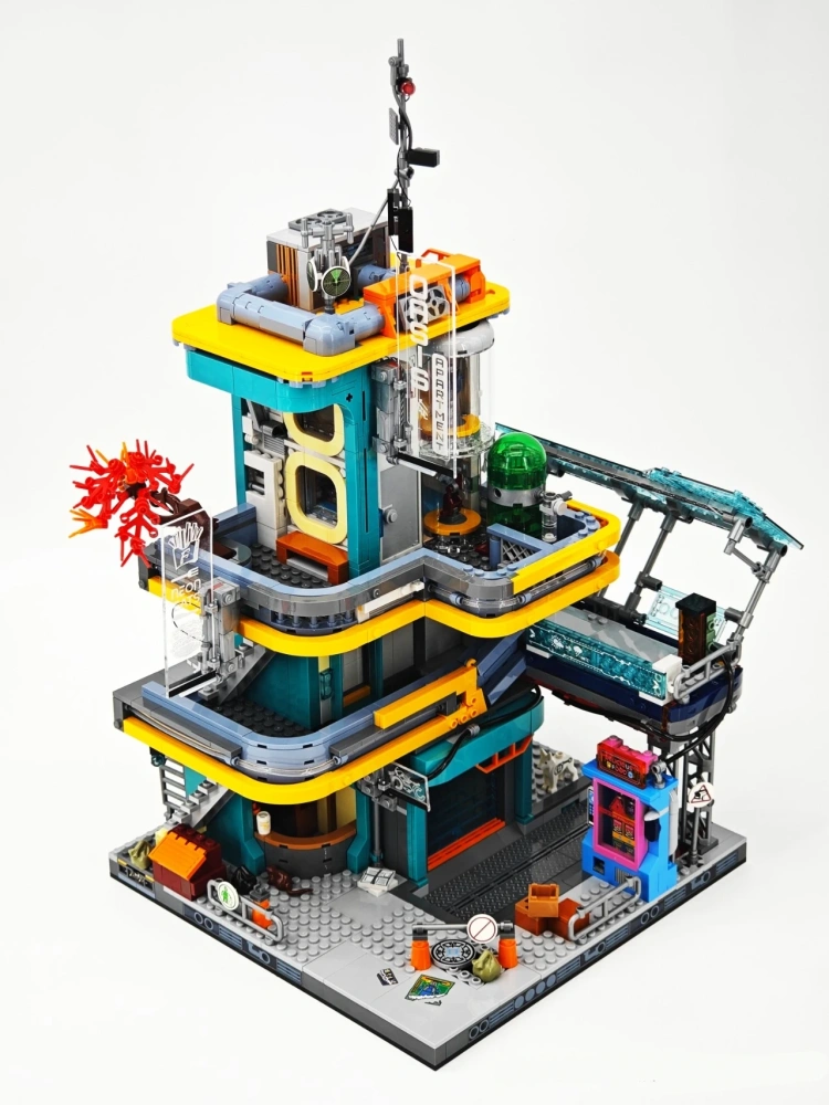 [Deal] FunWhole F9042 Cyberpunk Neon City: Neon Oasis Modular Buildings