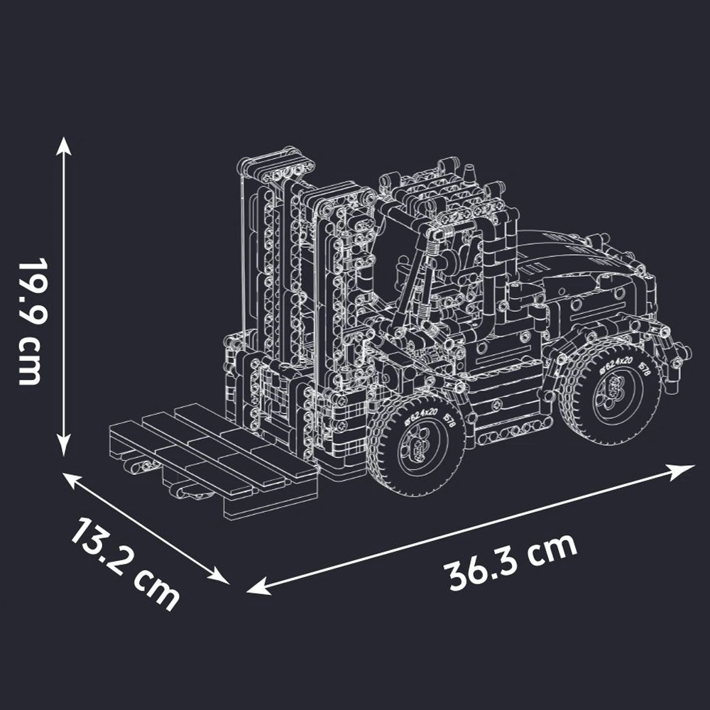 MouldKing 20050 Military Forklifts Military