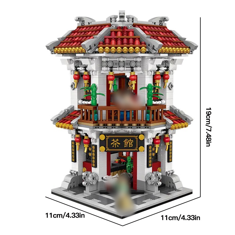 [Deal] LOZ 1023 Ancient Street Teahouse Modular Buildings