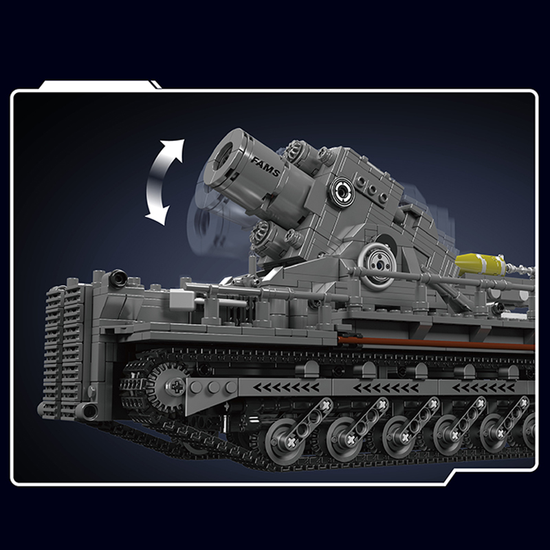 [With Motor] Mould King 20028 Karl Mortar Military
