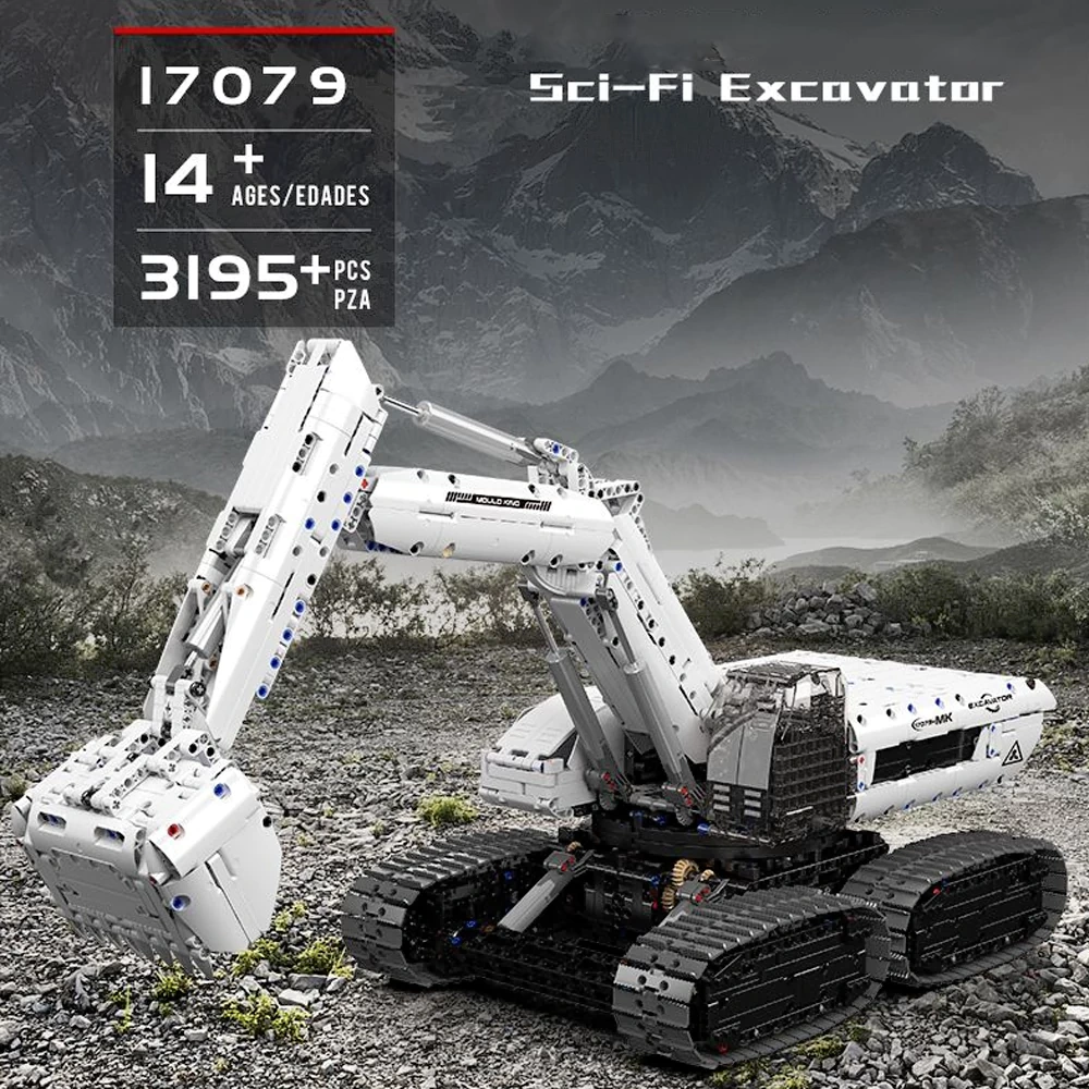 MouldKing 17079 Sci-Fi Excavator Technic