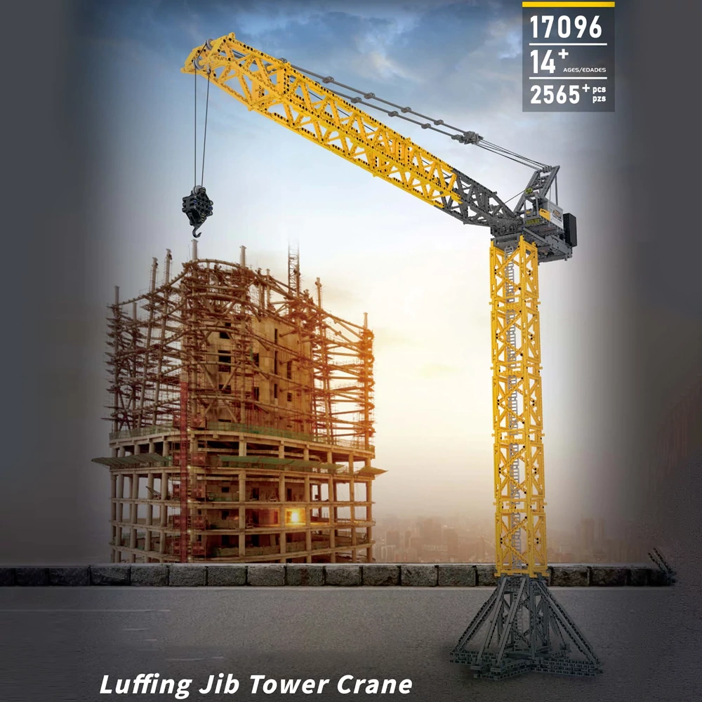 MouldKing 17096 Luffing Jib Tower Crane Technic