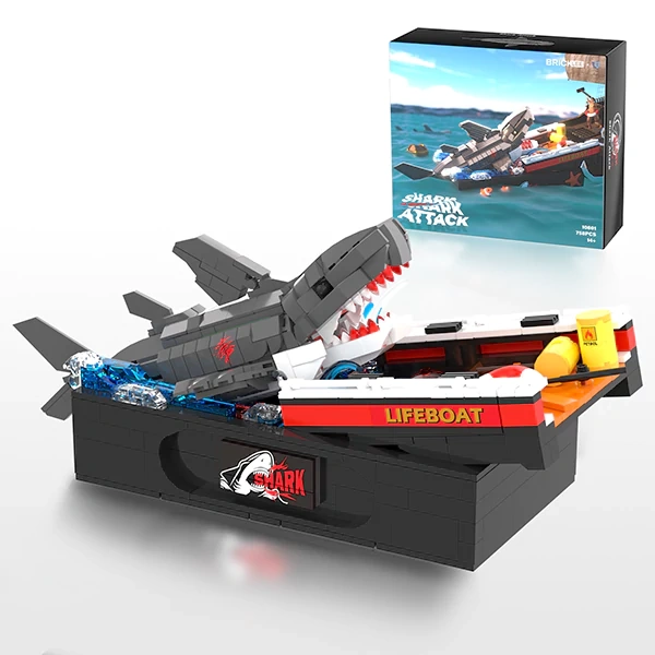 [Pre-sale] WGC 10801 Great White Shark Attack Scene Creator Expert