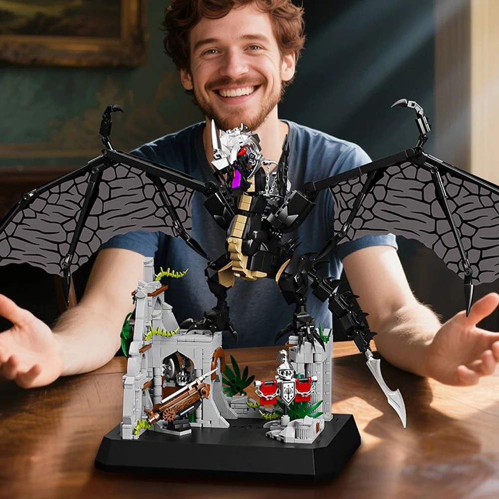 12GO 99002 Black DRAGON Monster Dinosaur