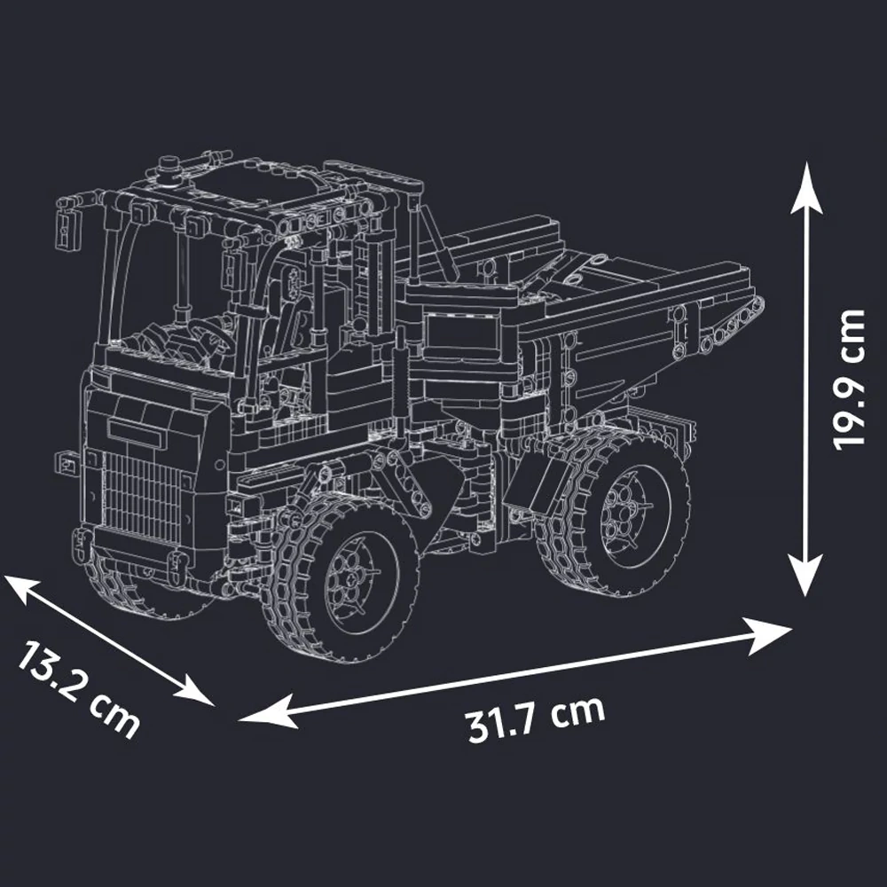 MouldKing 17092 Articulated Dump Truck Technic