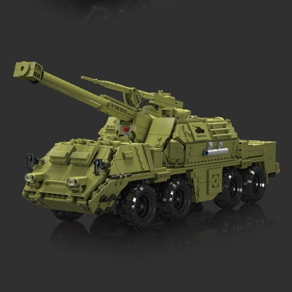 [With Motor] MouldKing 20031 DANA Self-Propelled Howitzer Military